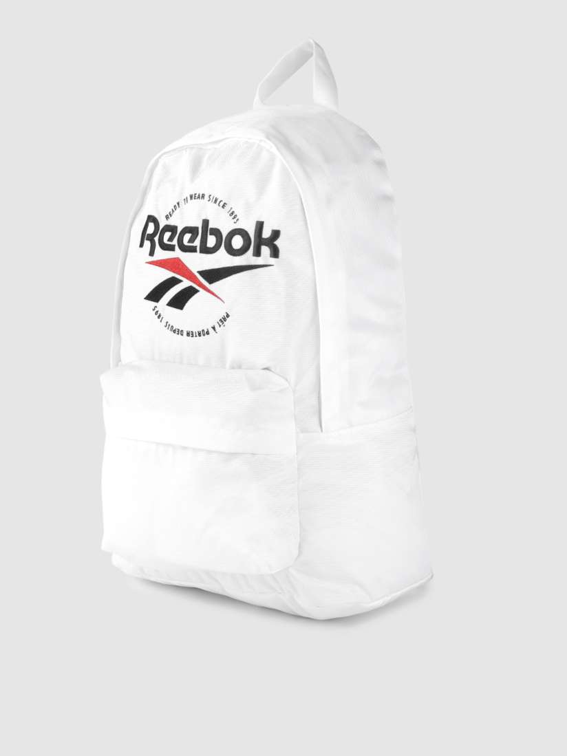 Reebok white backpack store