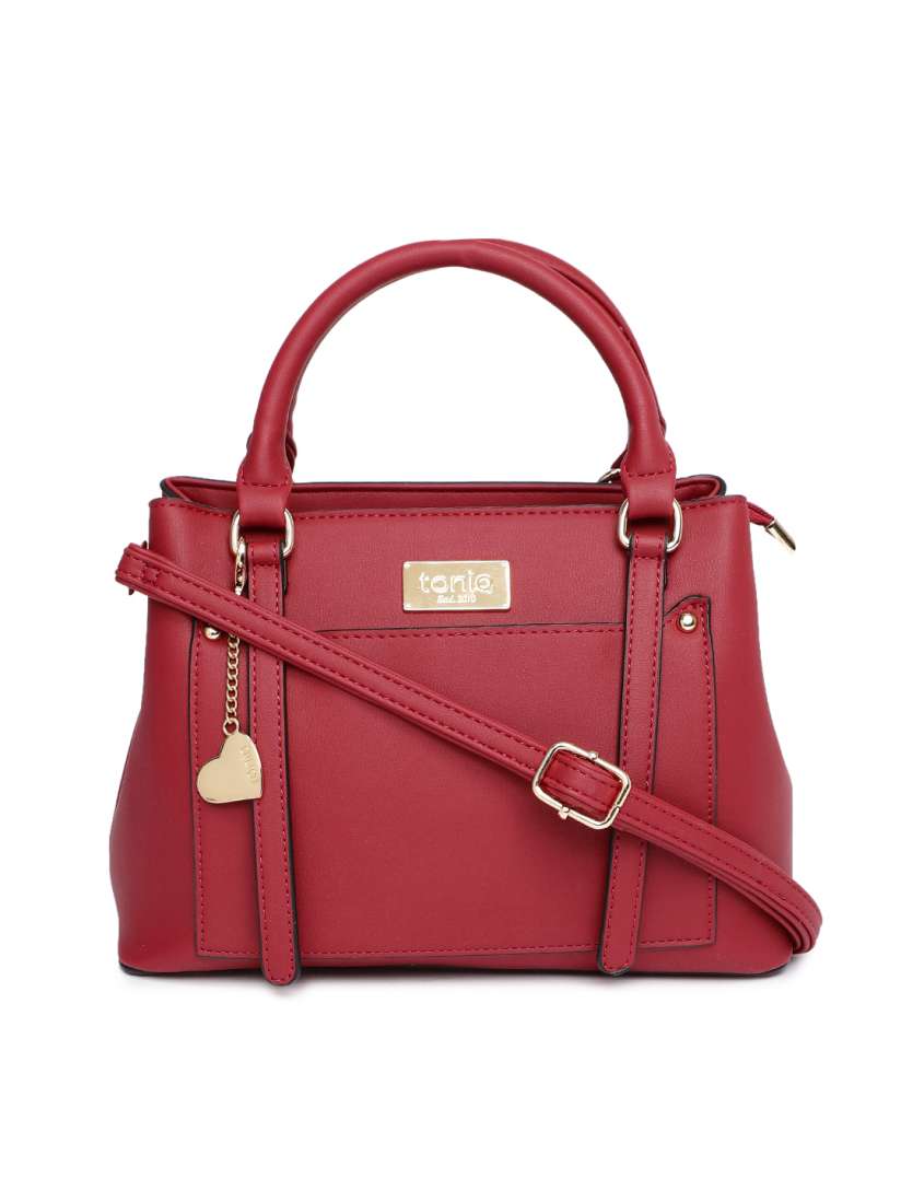Buy ToniQ Maroon Solid Handheld Bag Handbags for Women 10747638 Myntra