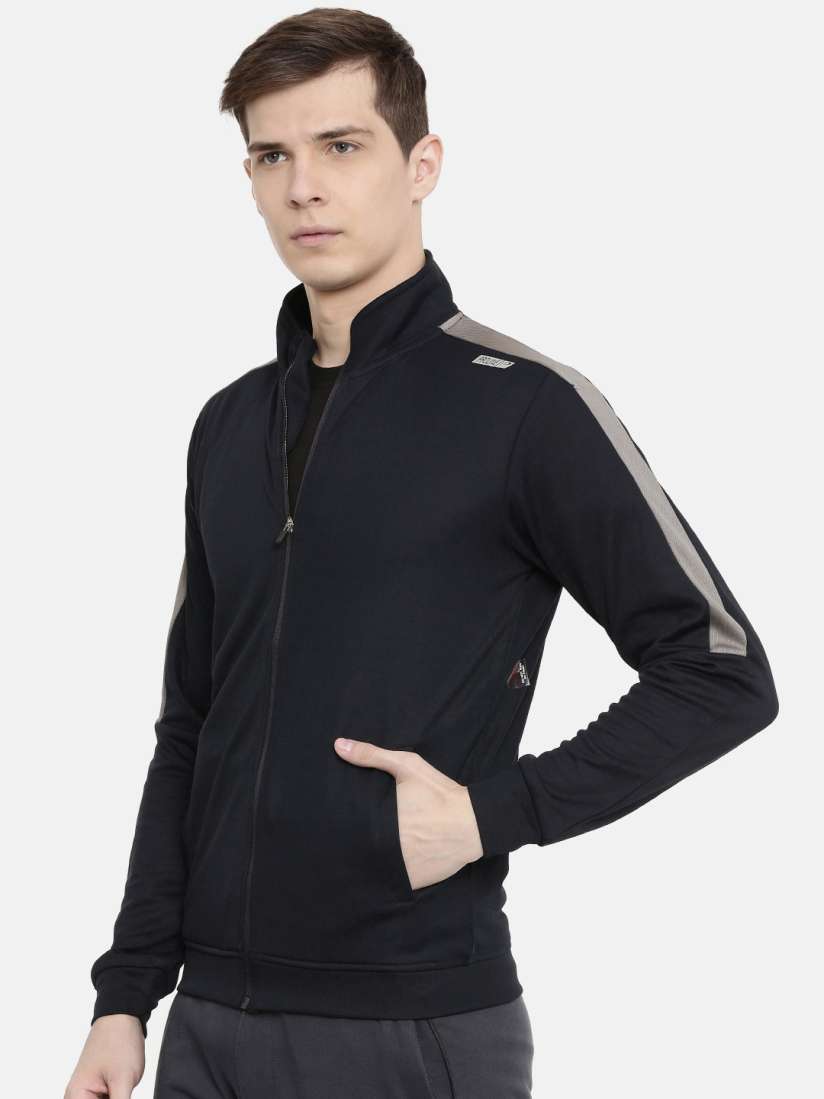 Buy Proline Active Men Navy Blue Solid Sweatshirt Sweatshirts for Men 10748016 Myntra