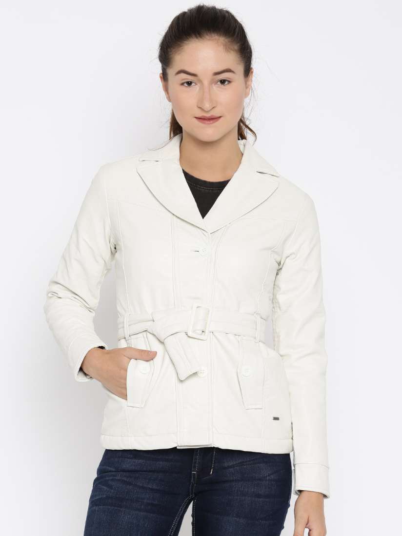 Numero uno white jacket top