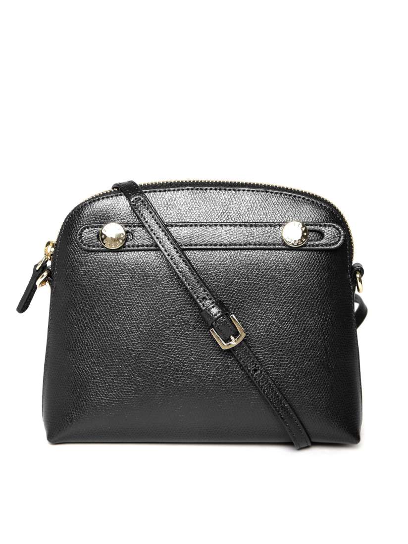 Buy Furla Black Leather Sling Bag Handbags for Women 1075305 Myntra