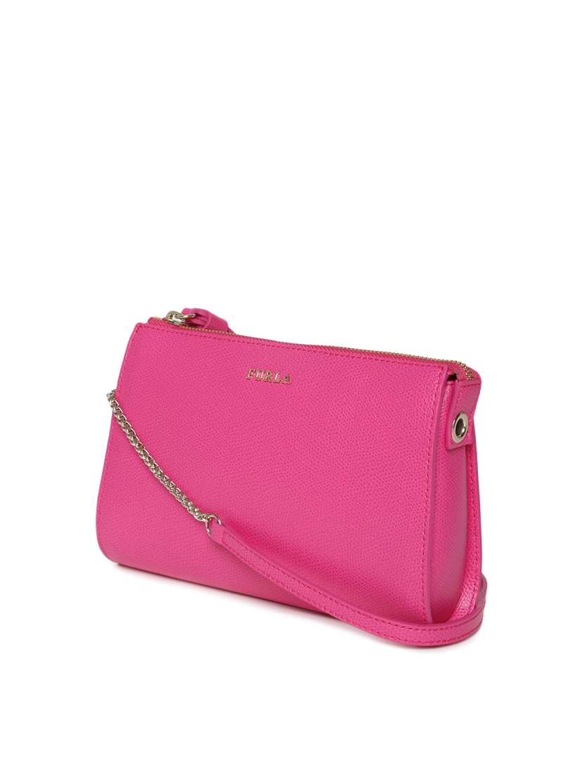 Buy Furla Pink Leather Sling Bag Handbags for Women 1075309 Myntra
