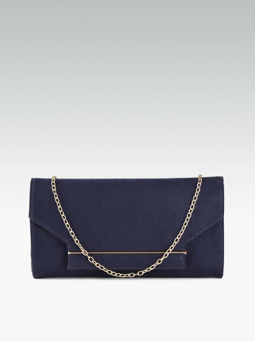 Buy DOROTHY PERKINS Navy Blue Solid Clutch Clutches for Women 10759850 Myntra