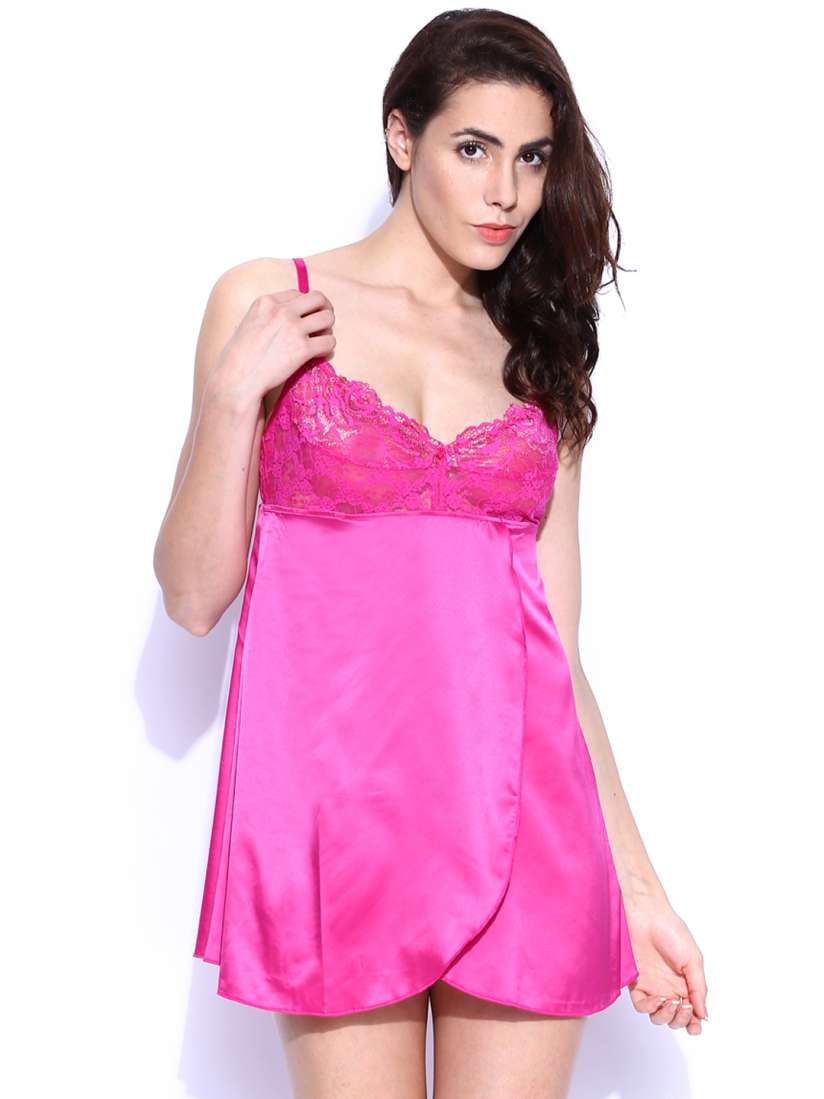 Buy Enamor Pink Bridal Baby Doll N022 Baby Dolls for Women 1076277 Myntra