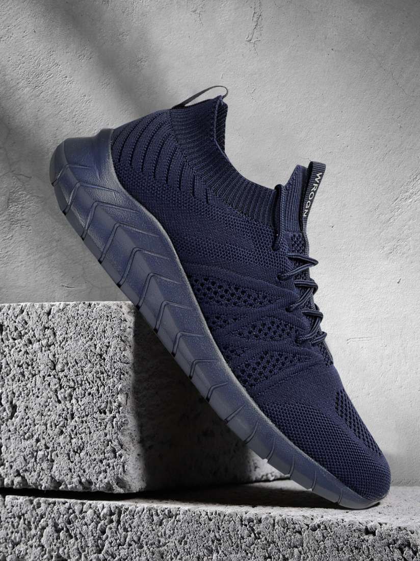 Buy WROGN Men Navy Blue Sneakers Casual Shoes for Men 10763158 Myntra