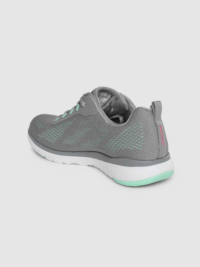 Buy Skechers Women Grey FLEX APPEAL 3.0 BREEZIN KICK Sneakers Casual Shoes for Women 10768872 Myntra