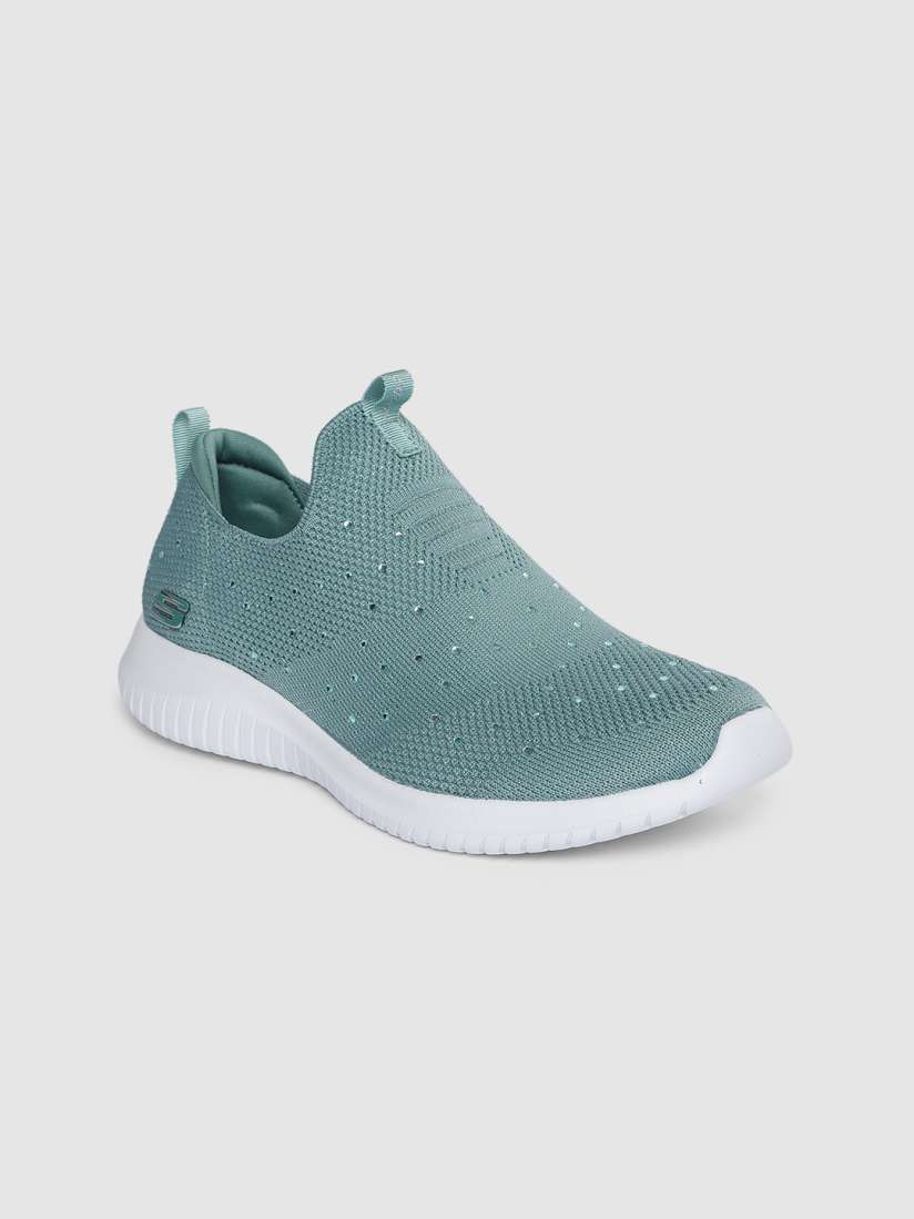 Buy Skechers Women Mint Green ULTRA FLEX THRIVE UP Slip On Sneakers Casual Shoes for Women 10768876 Myntra