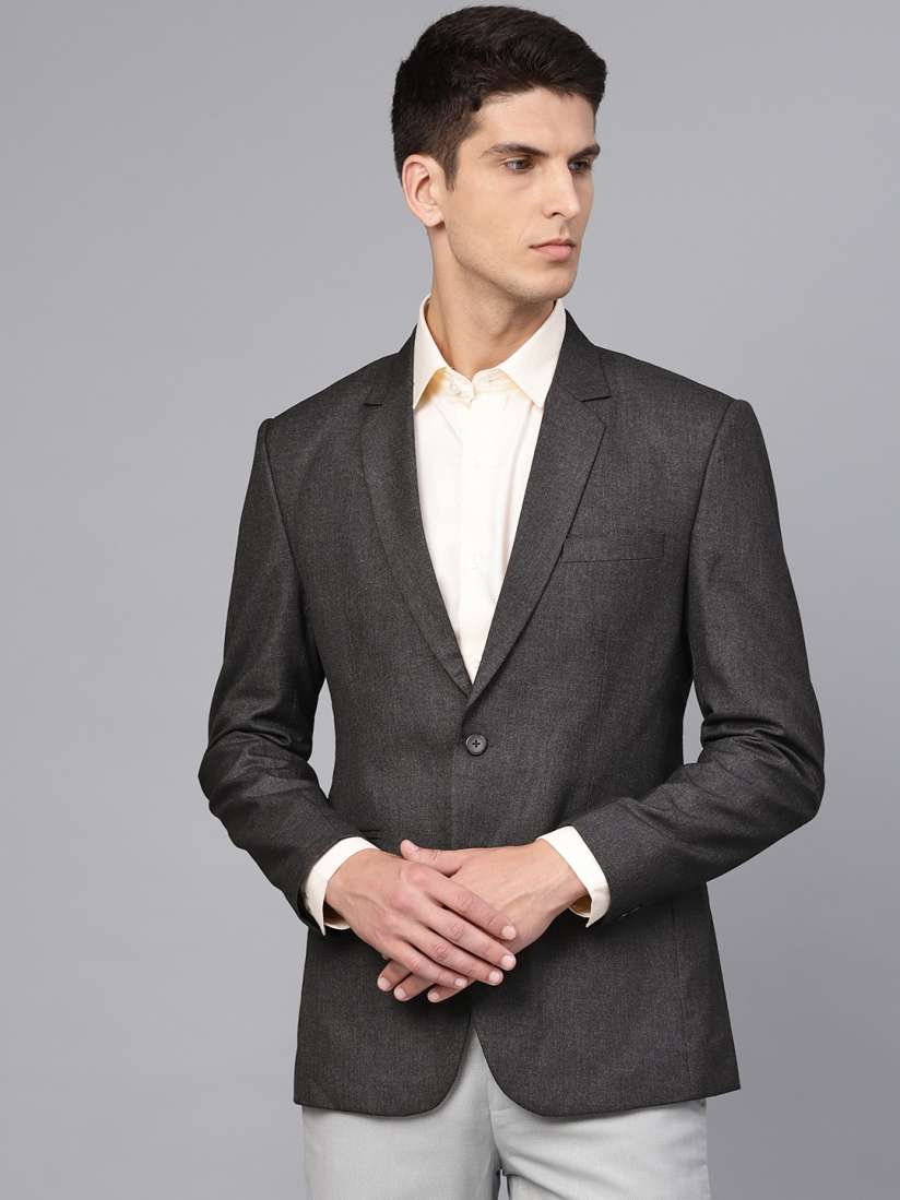 Mens charcoal grey blazer online