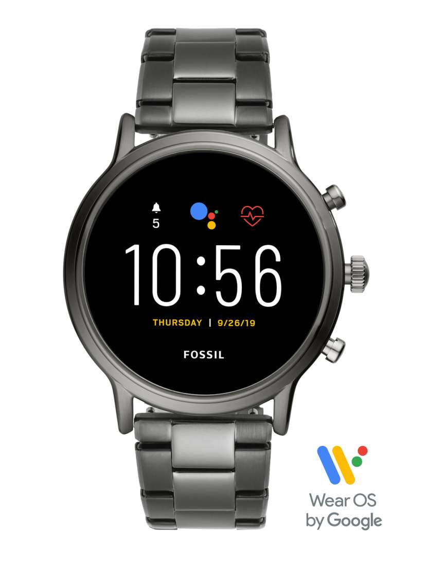 Buy Fossil Men Grey The Carlyle HR Gen 5 Smartwatch FTW4024 Smart Watches for Men 10785718 Myntra