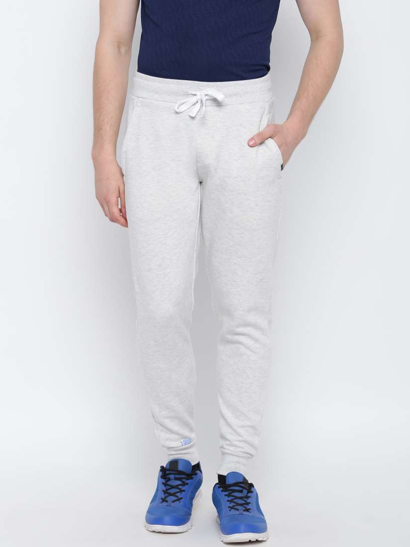Buy Sweet Dreams Men Off White Solid Joggers Track Pants for Men 10787154 Myntra