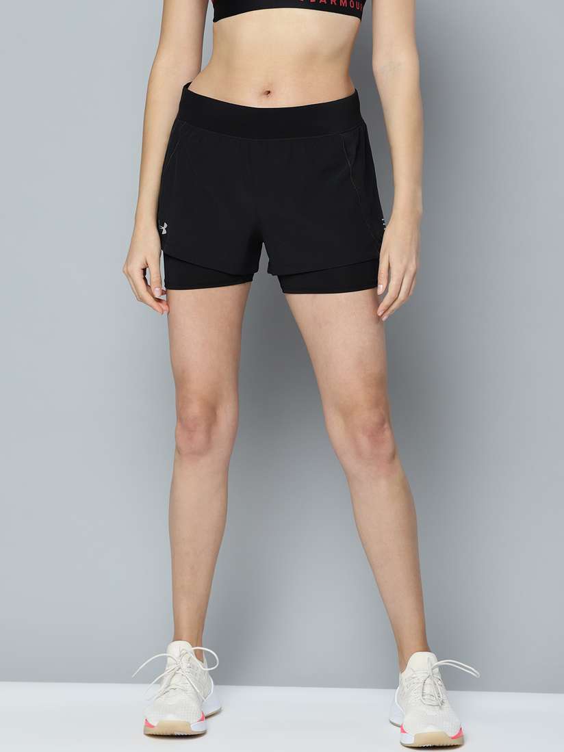 Womens Speedpocket Under Armour Qualifier Speedpocket Shorts UNDER