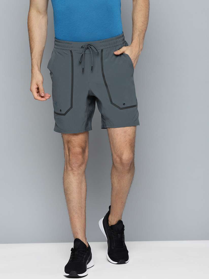 Buy UNDER ARMOUR Men Charcoal Grey Solid Perpetual Training Shorts Shorts for Men 10798620 Myntra