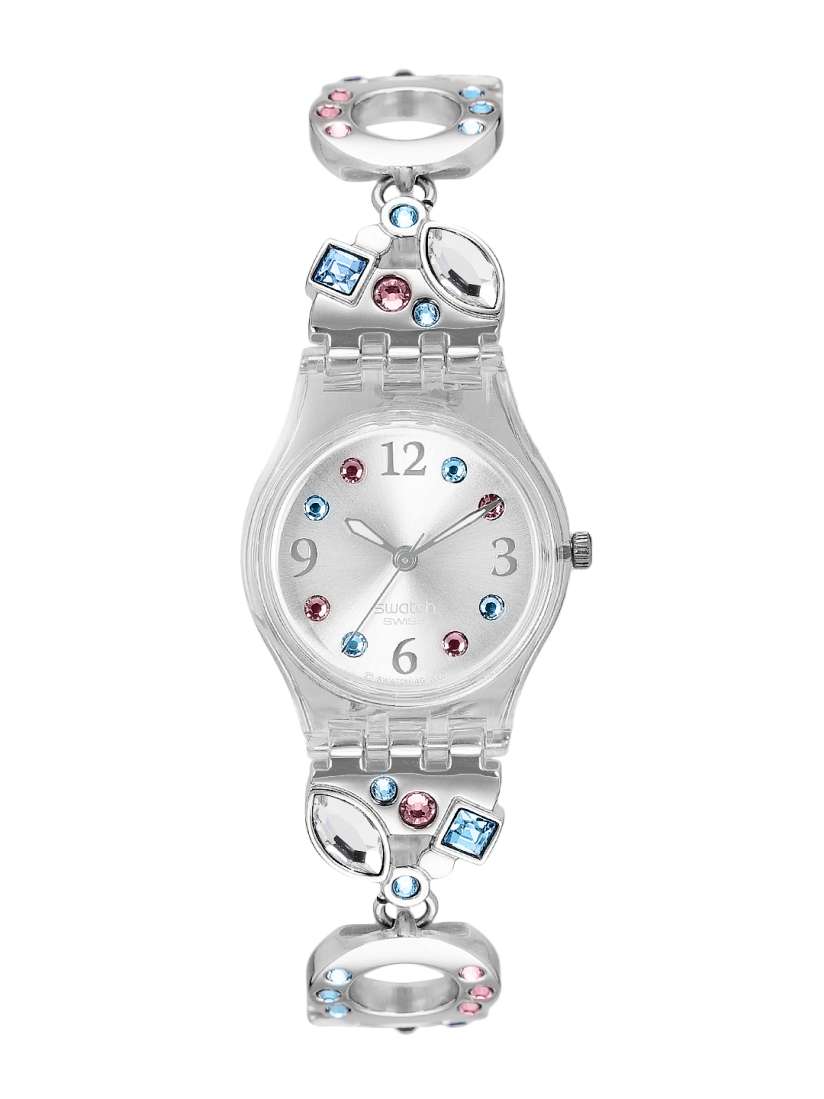 Swatch women's silver watch outlet