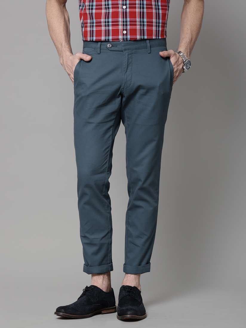 Marks and spencer casual trousers clearance