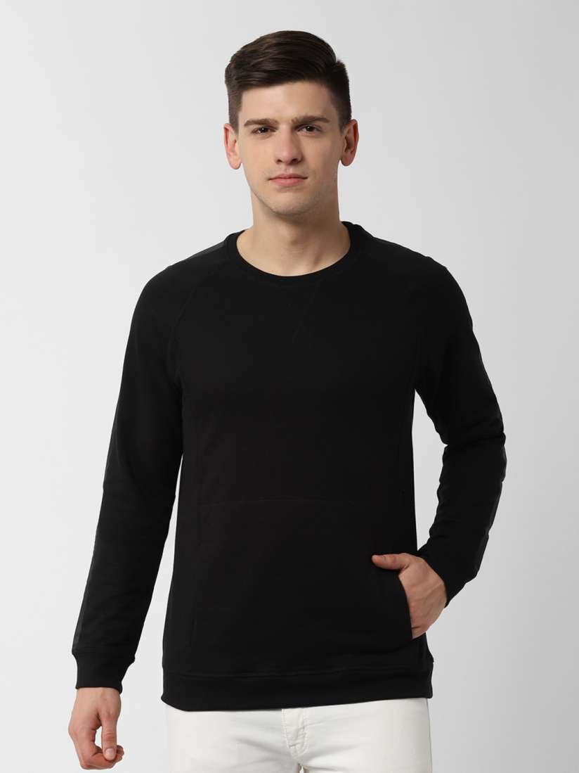 Peter england black sweatshirt shop