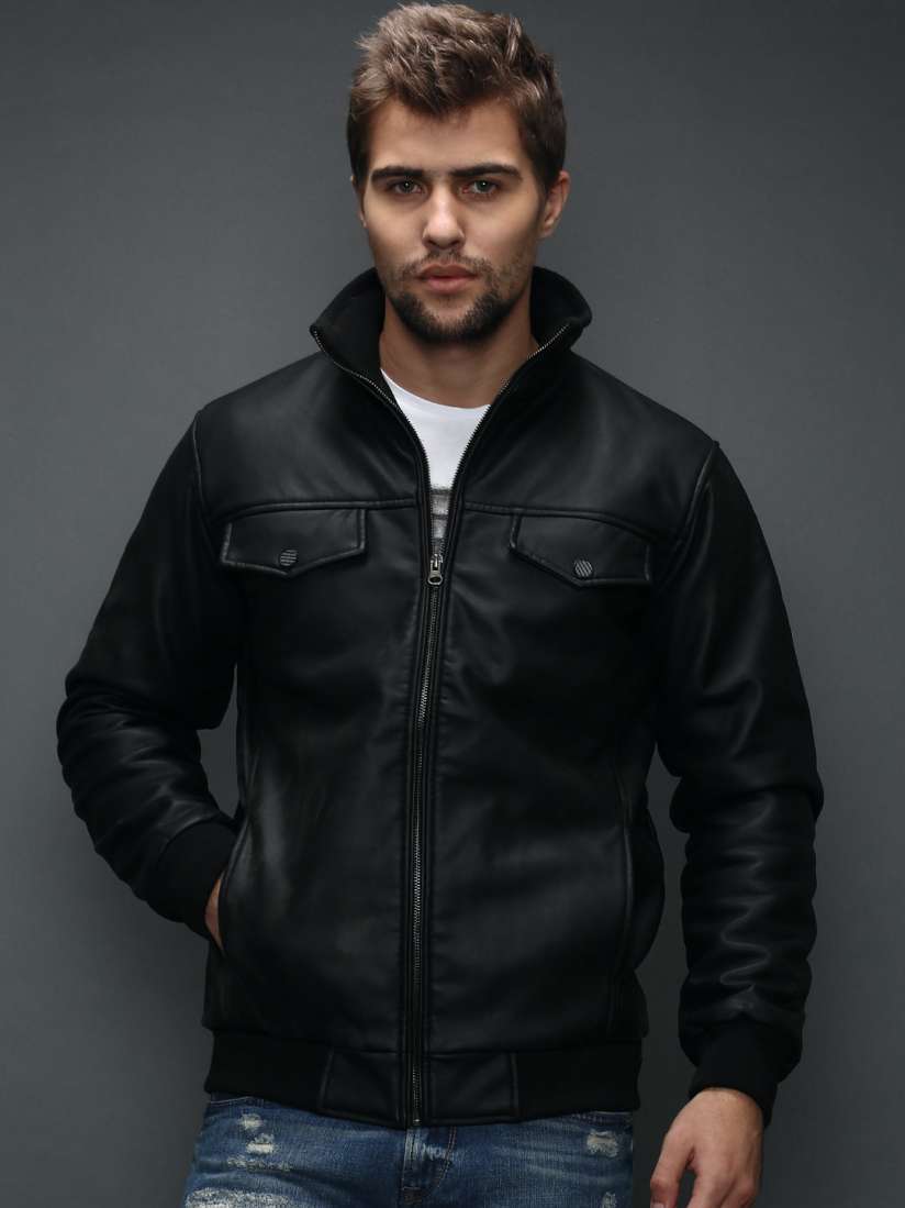 Hrx leather jackets online