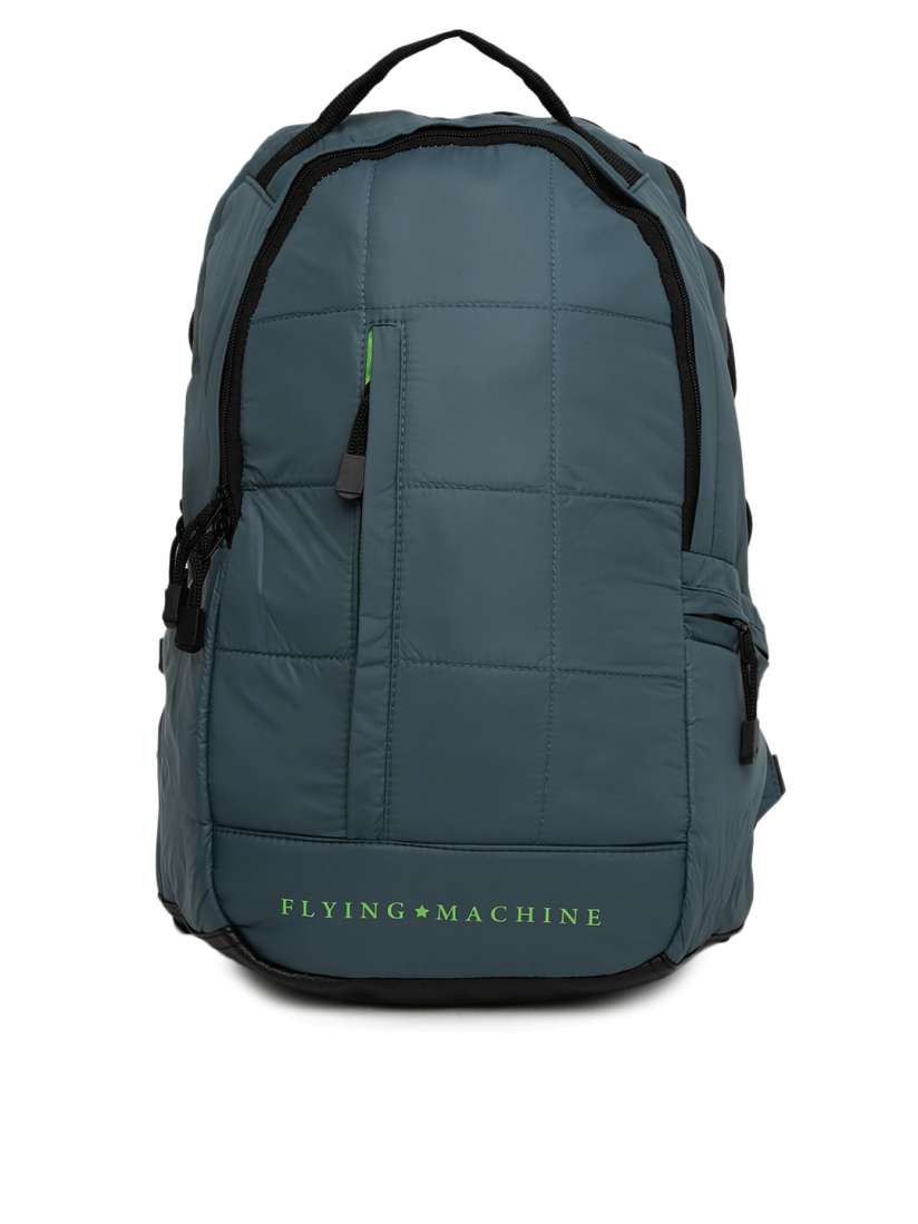 Buy Flying Machine Unisex Teal Green Quilted Backpack Backpacks for Unisex 1083037 Myntra
