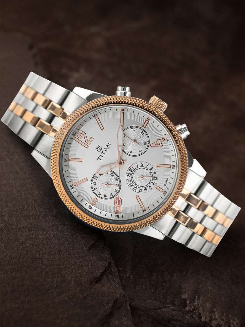 Buy Titan Men White Analogue Watch 1734KM02 Watches for Men 10830754 Myntra