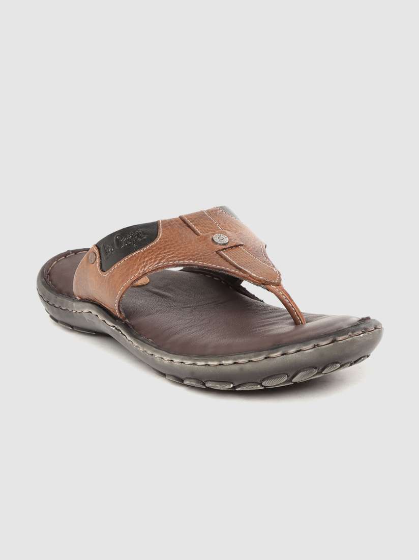 Buy Lee Cooper Men Brown Leather Comfort Sandals Sandals for Men 10832340 Myntra