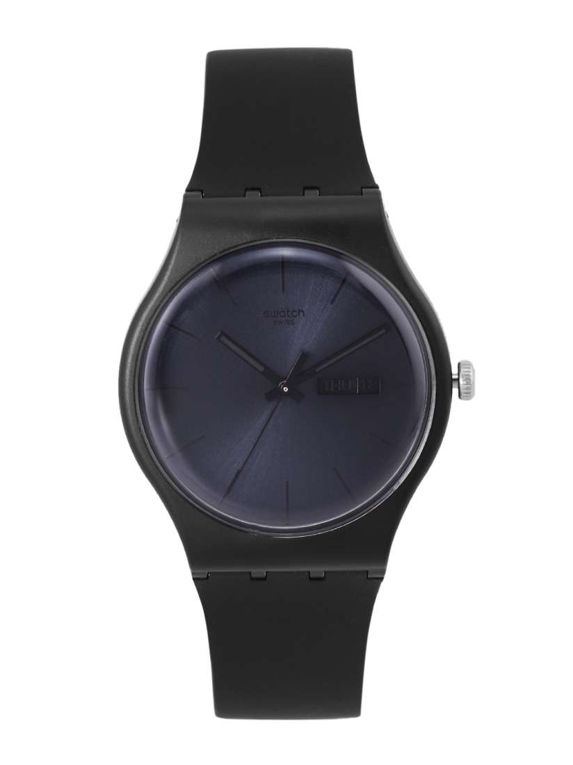Buy Swatch NewGent Unisex Navy Blue Water Resistant Analogue Watch SUOB702 Watches for Unisex 10840318 Myntra