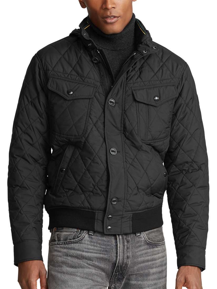 Buy Polo Ralph Lauren Quilted Bomber Jacket Jackets for Men 10864382 Myntra