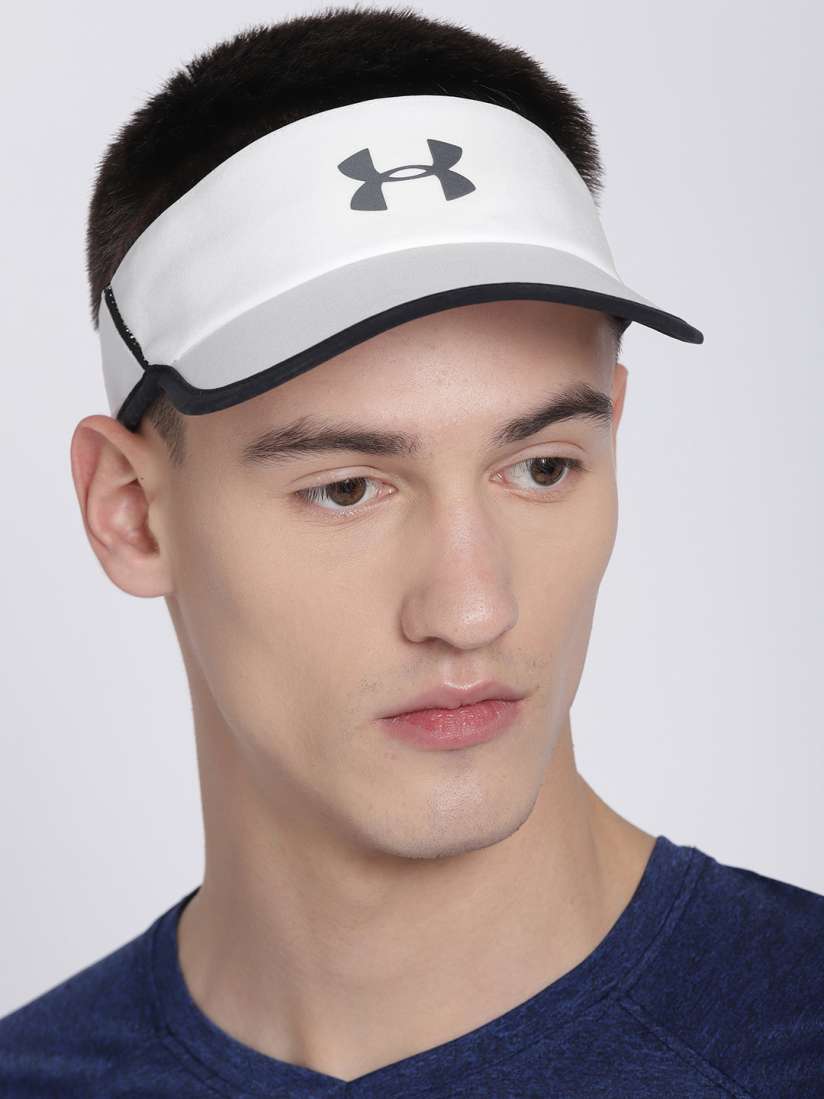 Buy UNDER ARMOUR Men White Shadow 4.0 Visor Cap Caps for Men 10869322 Myntra