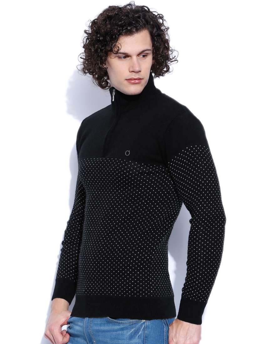 Buy Proline Black Woollen Sweater Sweaters for Men 1086938 Myntra