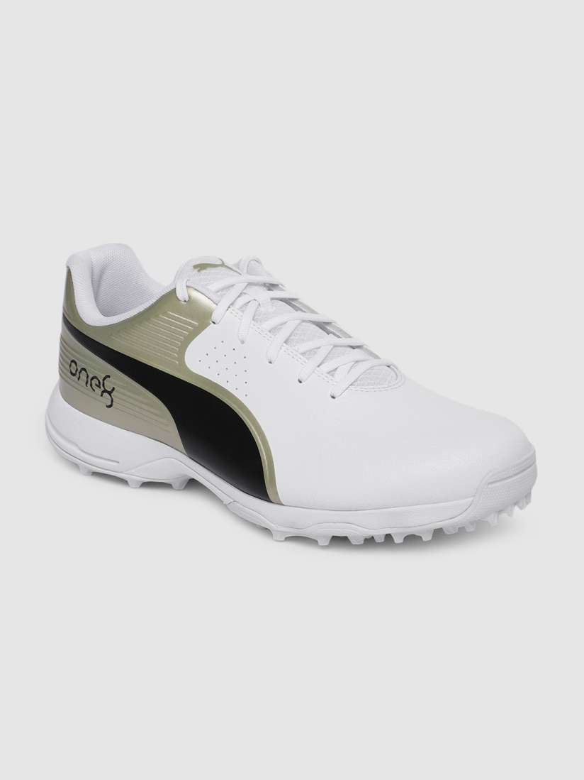 Puma gold cricket shoes shop