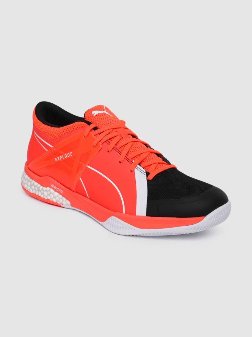 Buy Puma Unisex Orange Black Explode XT Hybrid 2 Handball Shoes Sports Shoes for Unisex 10876088 Myntra