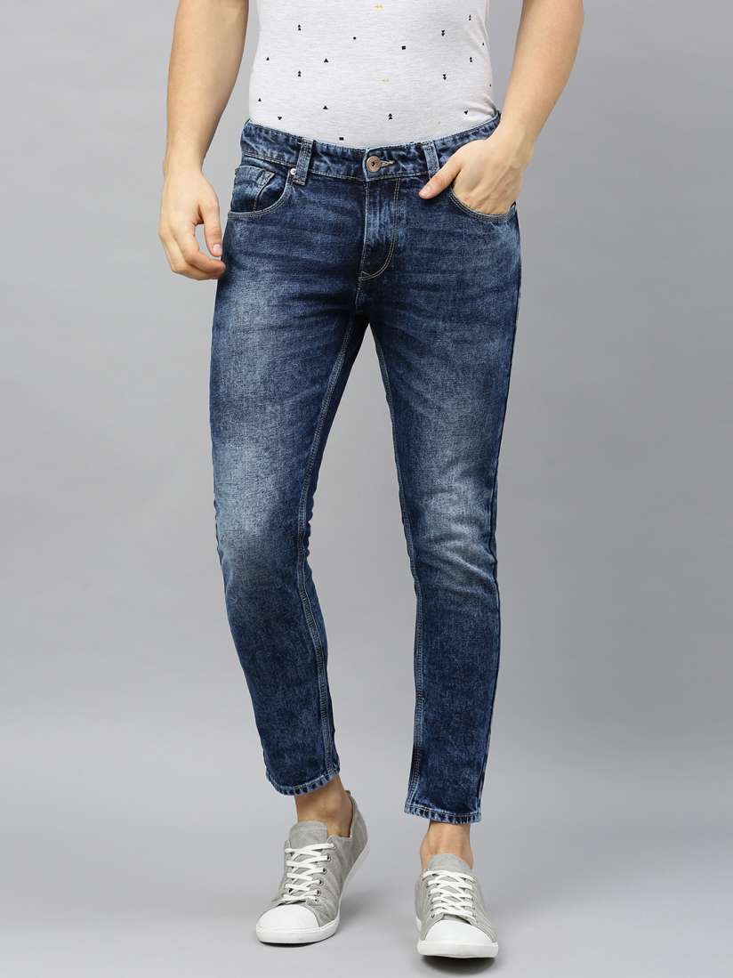 Buy SPYKAR Men Blue Tapered Fit Low Rise Clean Look Jeans Jeans for Men 10880770 Myntra