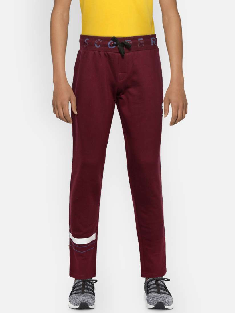 Buy Sweet Dreams Boys Burgundy Solid Track Pants Track Pants for Boys 10889006 Myntra