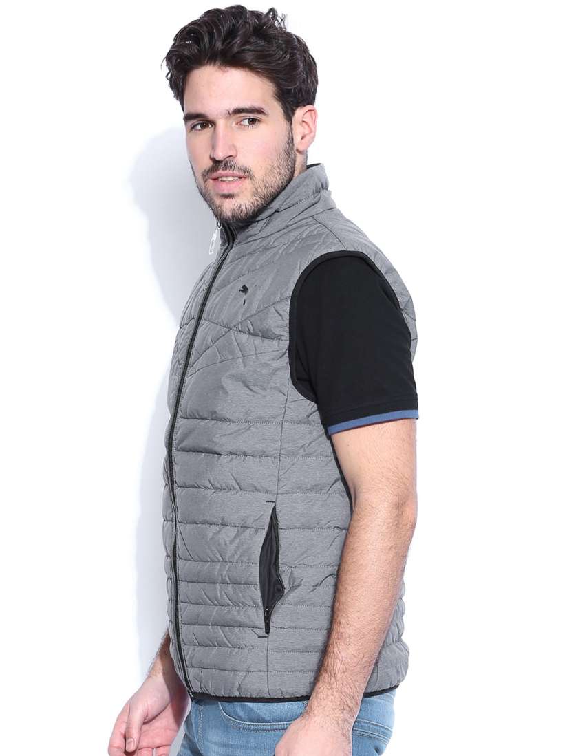 Buy PUMA Grey Melange ACTIVE 600 PackLight Down Slim Sleeveless Padded Jacket Jackets for Men 1089498 Myntra