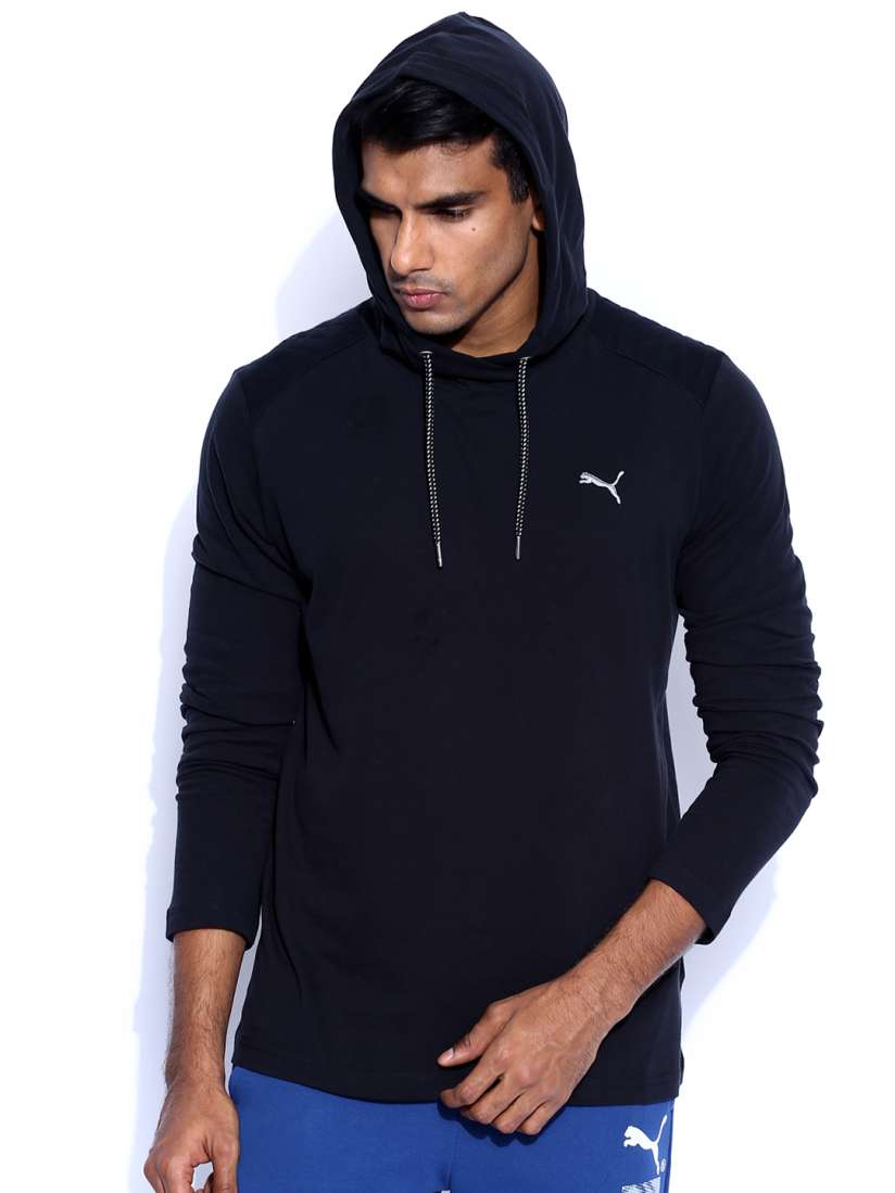 Puma hooded t shirt deals
