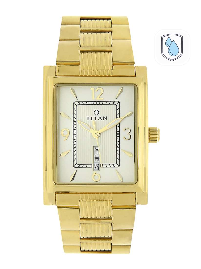 Buy Titan Men Champagne Analogue Watch 90024YM07 Watches for Men 10909598 Myntra