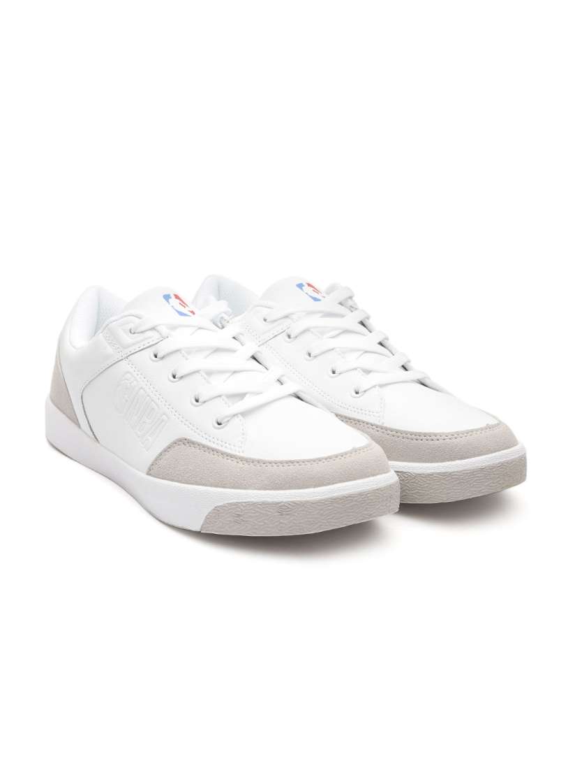 Buy NBA Men White Beige Solid Sneakers Casual Shoes for Men 10910944 Myntra