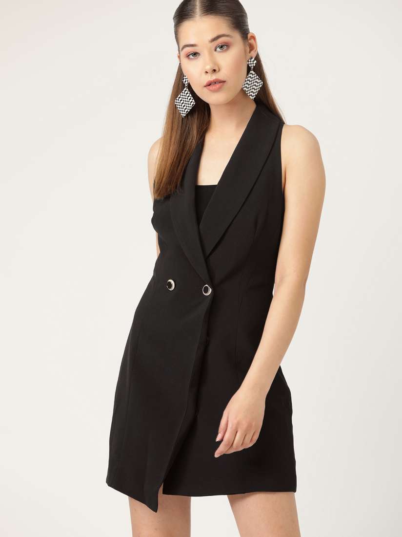 Blazer dress mango top