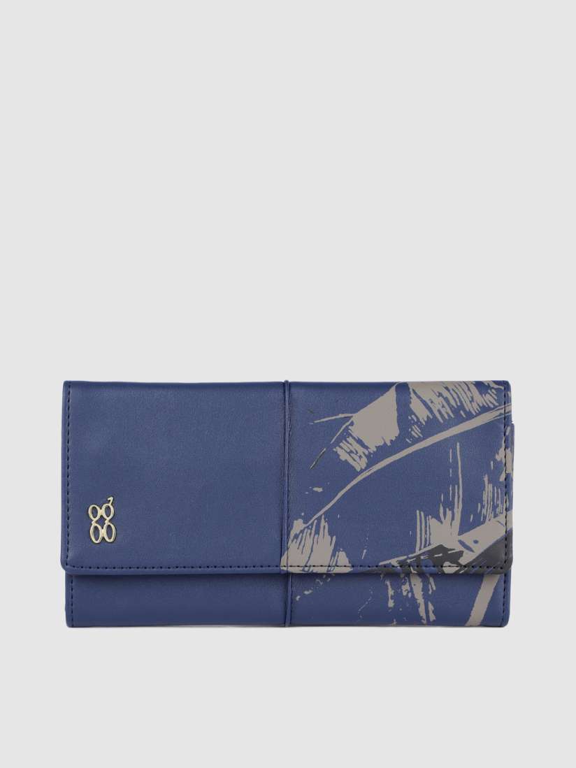Buy Baggit Women Blue Printed Three Fold Wallet Wallets for Women 10912766 Myntra