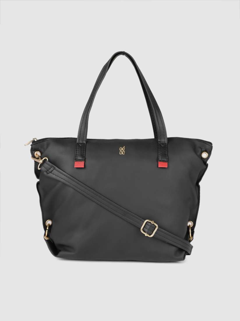 Buy Baggit Black Solid Handheld Bag Handbags for Women 10913008 Myntra