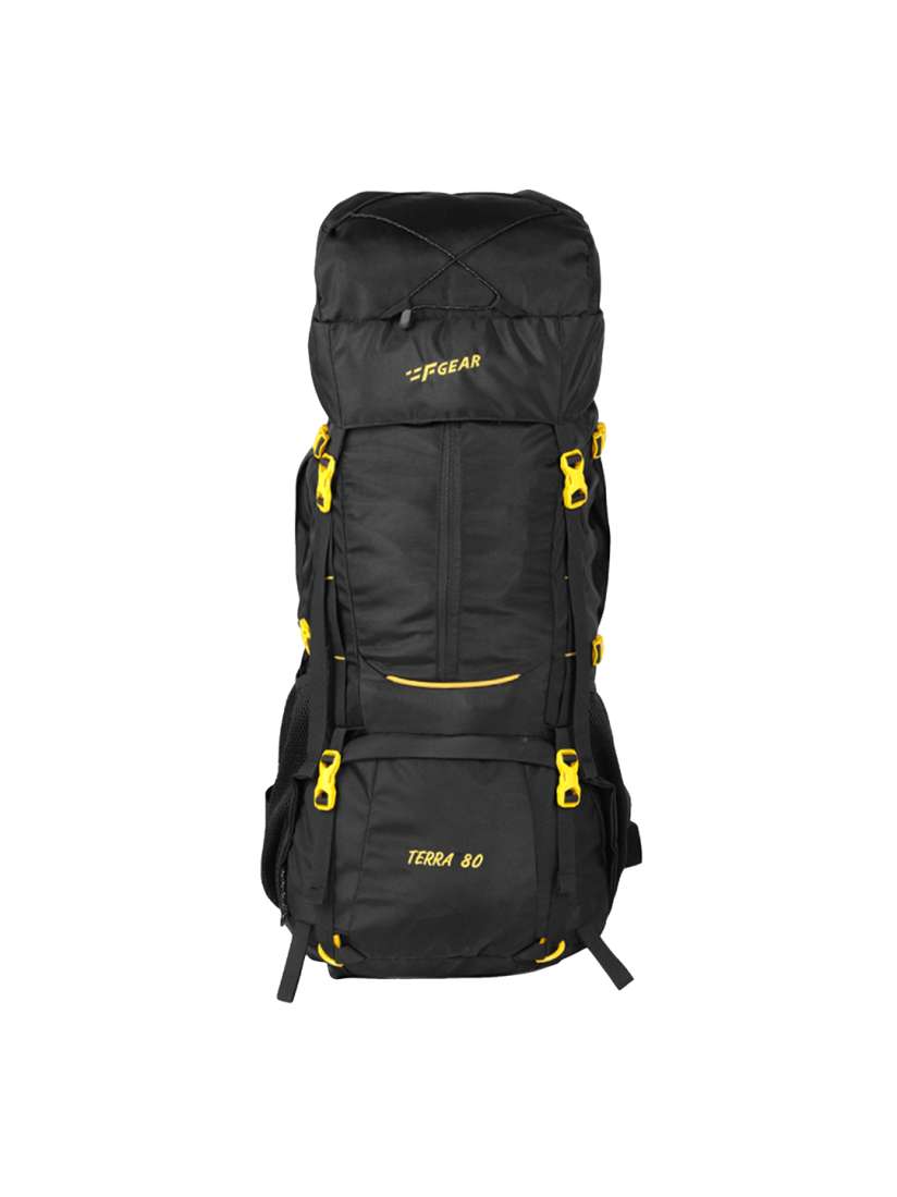 Buy F Gear Unisex Black Terra 80 Litre Rucksack Rucksacks for Unisex 10921752 Myntra