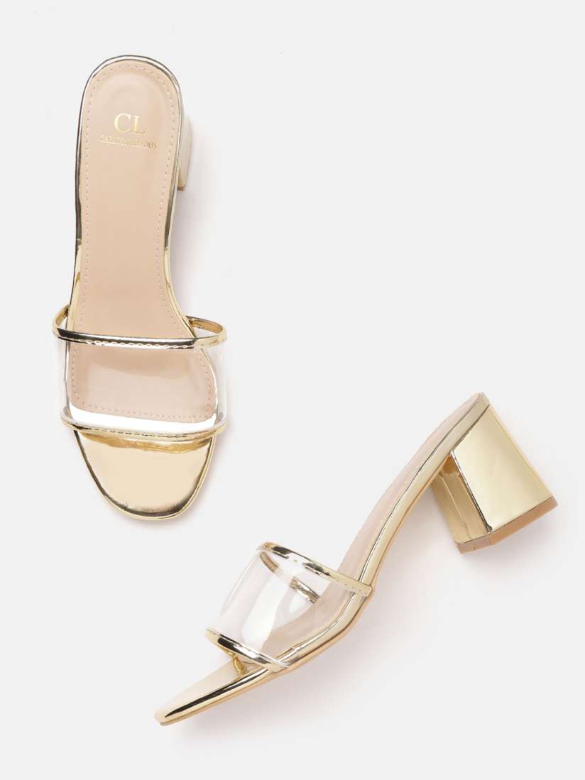 Transparent heels myntra outlet