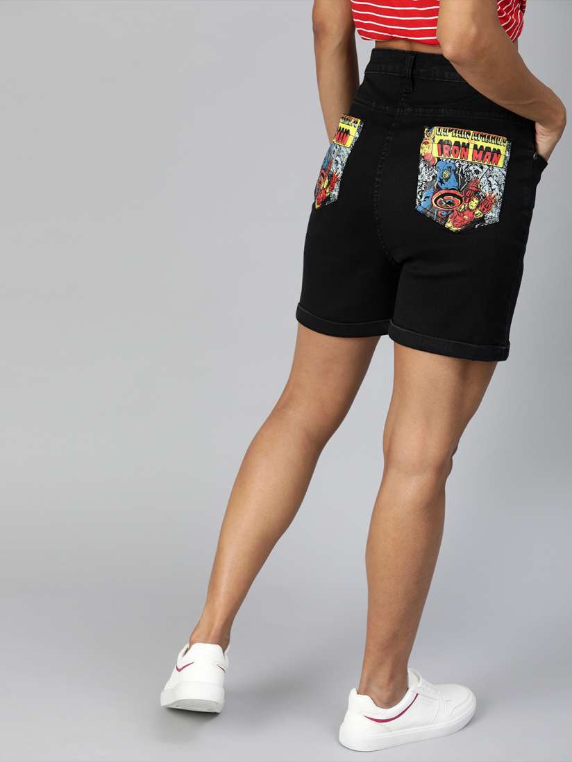 Marvel denim shorts outlet