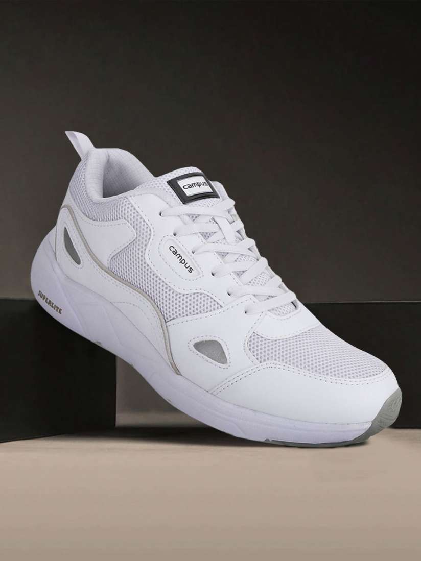Mens white mesh sneakers hotsell