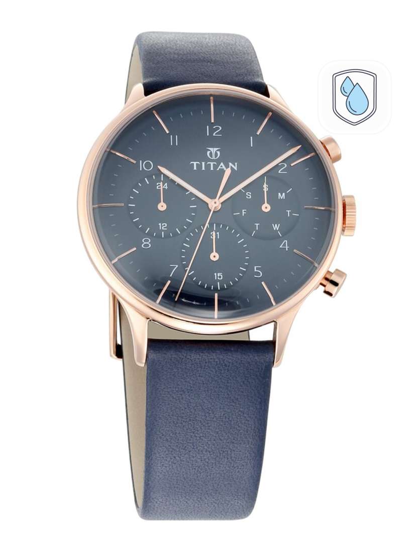 Titan blue watches 2025