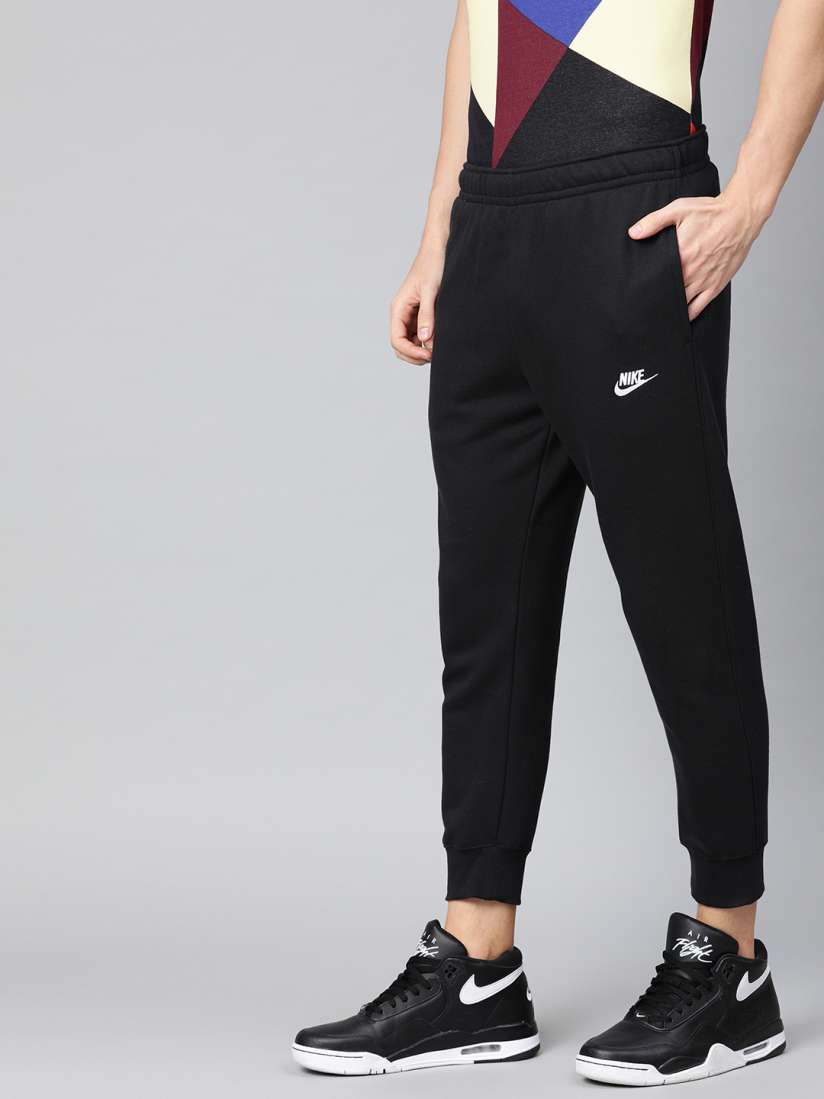 Buy Nike Men Black Solid Straight Fit Joggers Track Pants for Men 10935748 Myntra