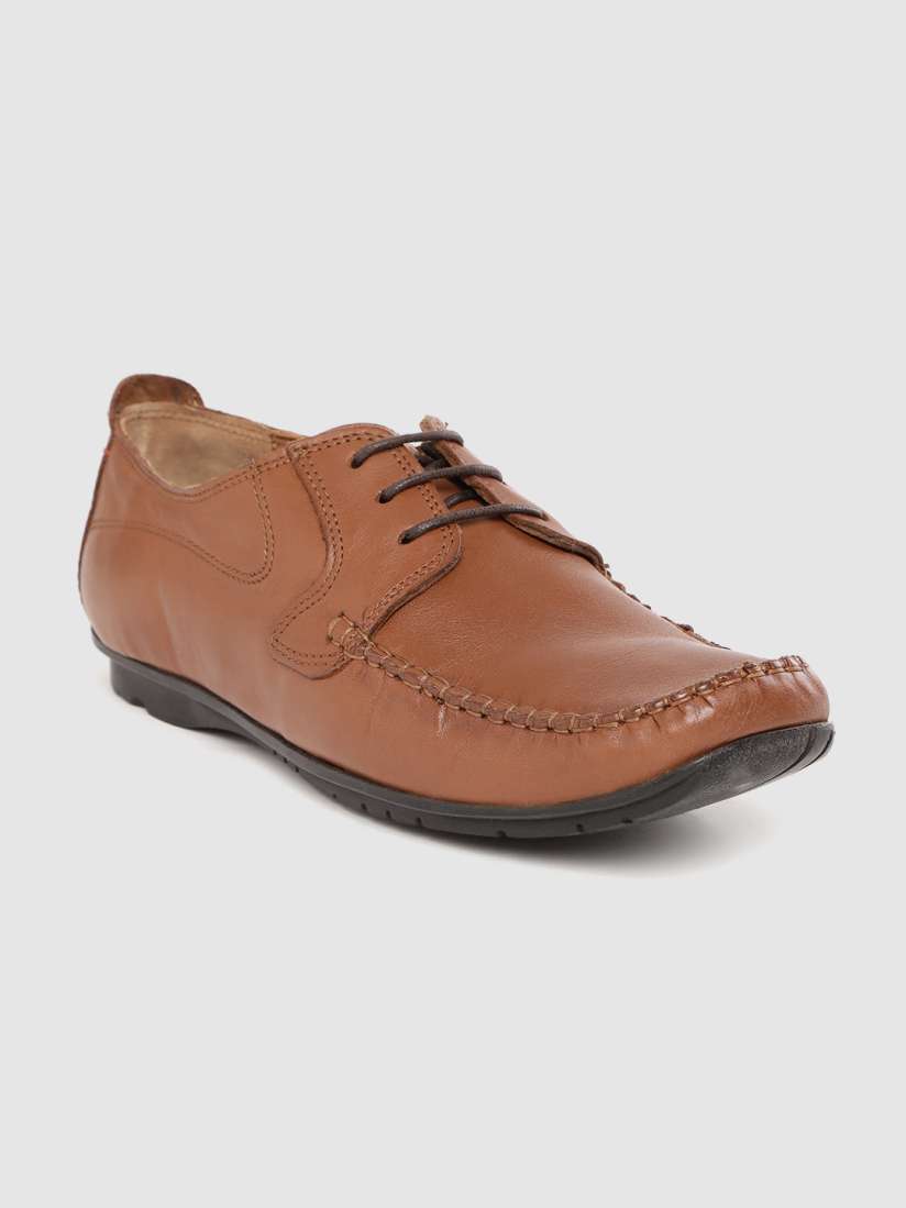Buy Lee Cooper Men Tan Brown Solid Semiformal Leather Derbys Formal Shoes for Men 10937034 Myntra
