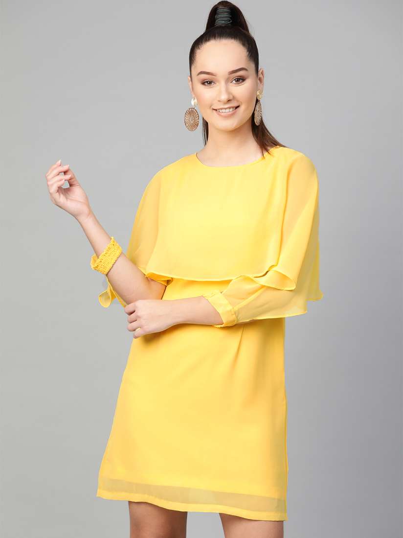 Zima leto yellow dress top