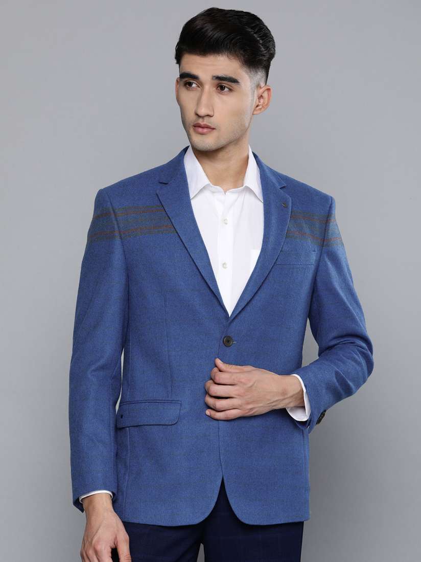 Louis philippe tweed blazer deals
