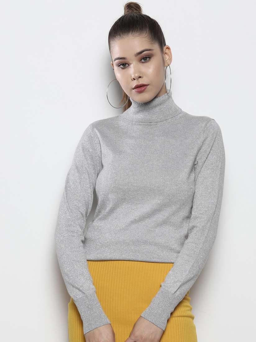 Silver sweater women's on sale