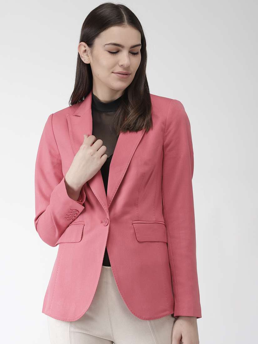 Marks and spencer pink blazer on sale
