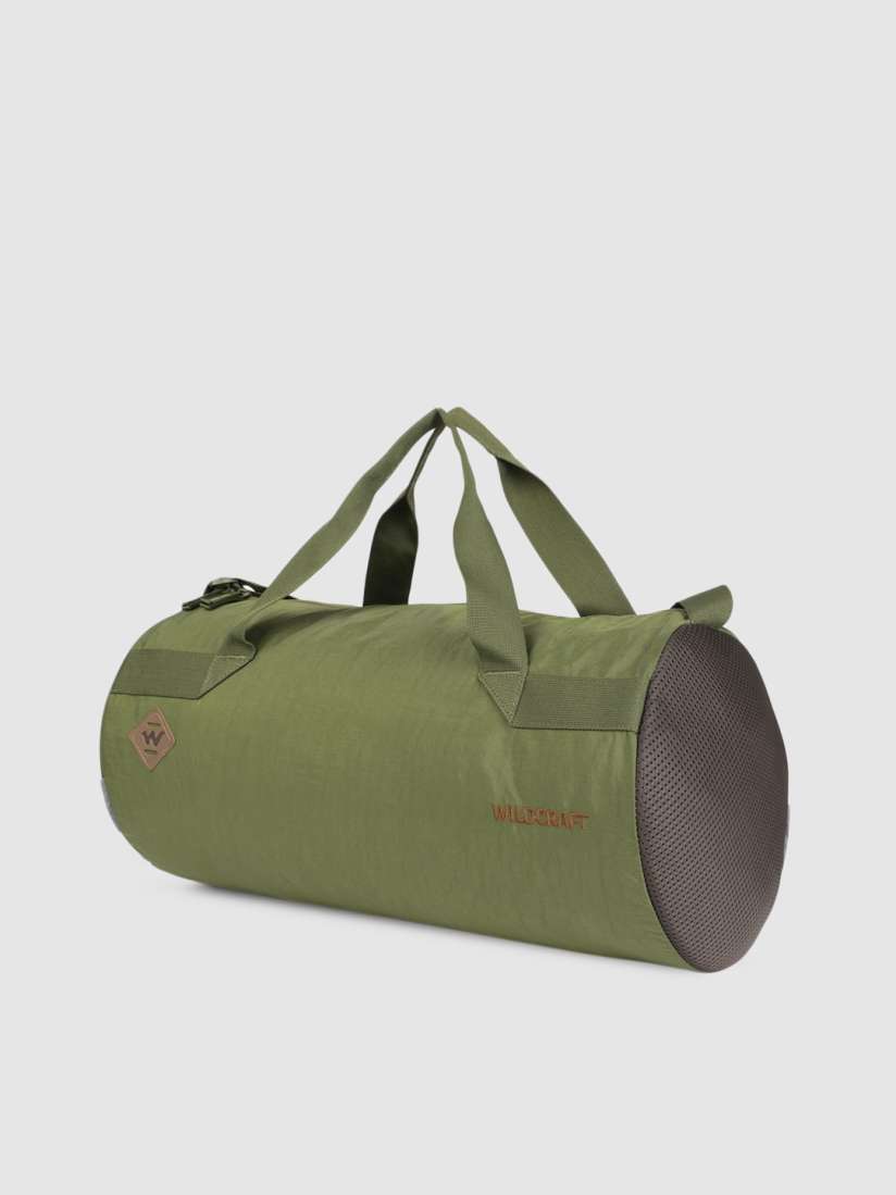 Buy Wildcraft Unisex Olive Green Solid Gym Duffel Bag Duffel Bag for Unisex 10953276 Myntra